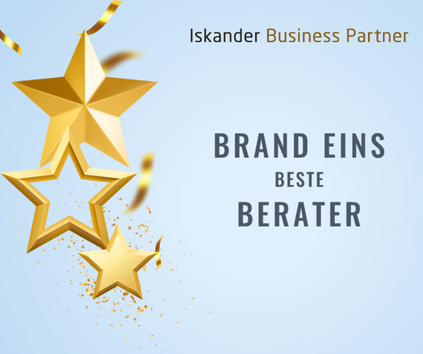 Auszeichnung Brand Eins für beste Berater