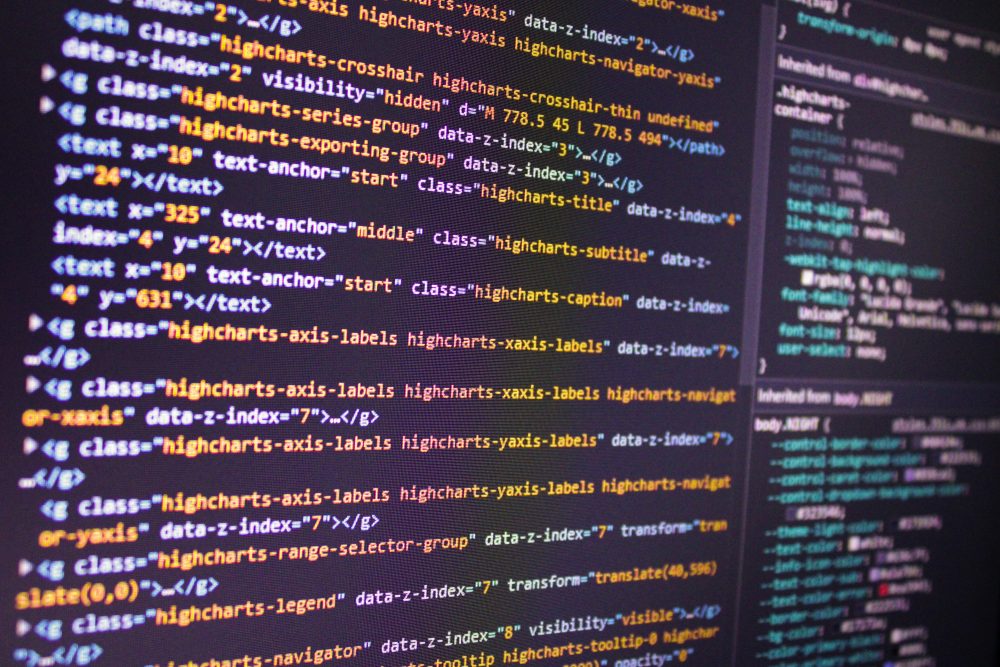 Bildschirm zeigt ein Data Warehouse System