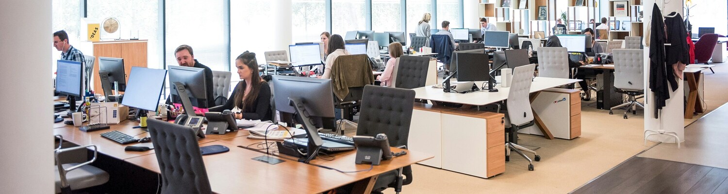 Büro eines Customer Service Centers
