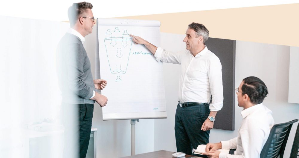 Meeting in der Unternehmensberatung Düsseldorf